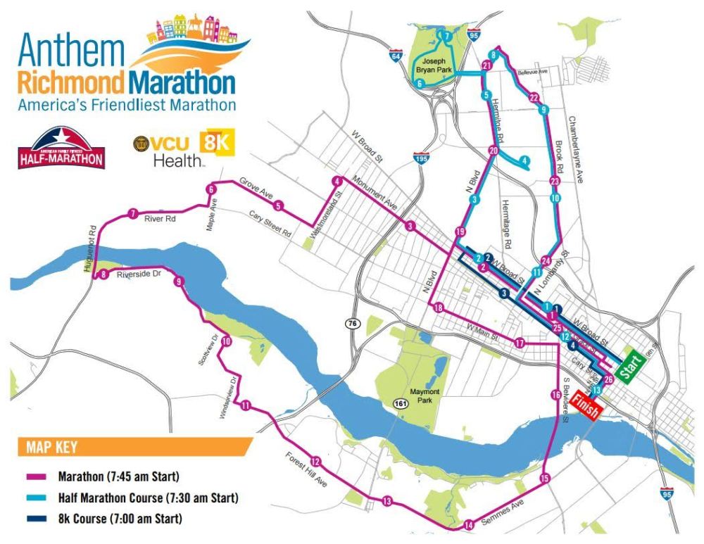 marathon map